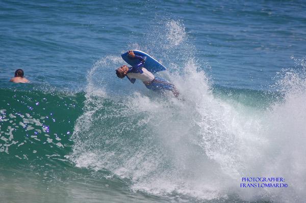 Ruan de Bruin, ARS (air roll spin) at Caves - see Koeel Bay (Caves)