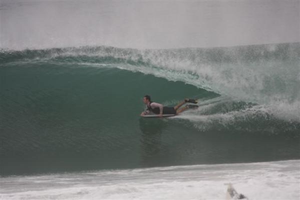 Kobus Blom, bottom turn at Westbrook