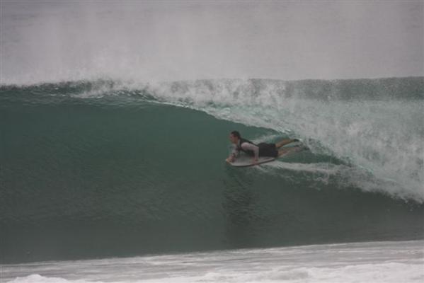 Kobus Blom, bottom turn at Westbrook