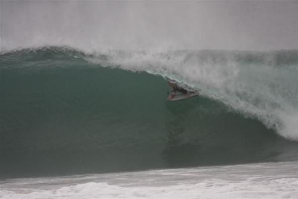 Kobus Blom, bottom turn at Westbrook