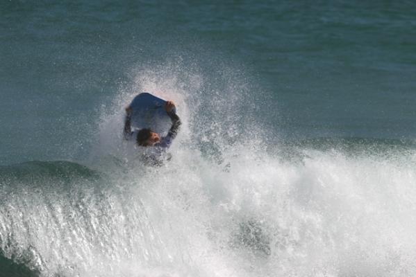 Matthew Lombard, air roll at Hoek