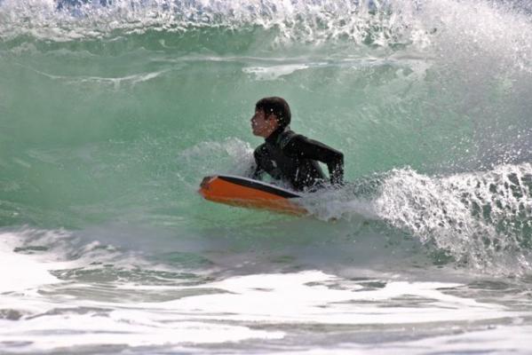 Peter Raven Maben, tube/barrel at Llandudno