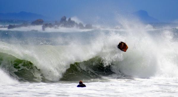 Kyle Cabano, air roll at Rooiels