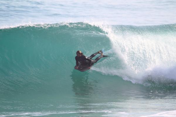 Beyers van der Merwe at Koeel Bay (Caves)