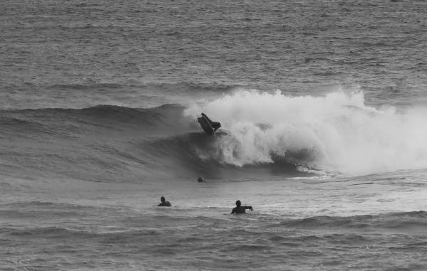 Jared Houston, reverse 360 air at Shark Island