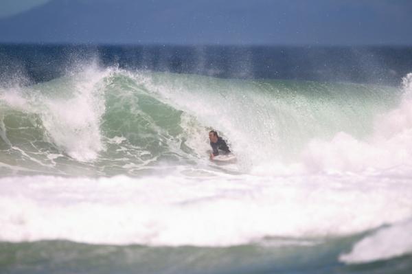 Johan de Goede at Koeel Bay (Caves)