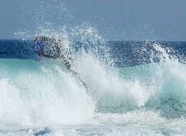 Michael Colclough, air roll at Llandudno