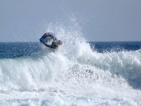 Michael Colclough, air roll at Llandudno