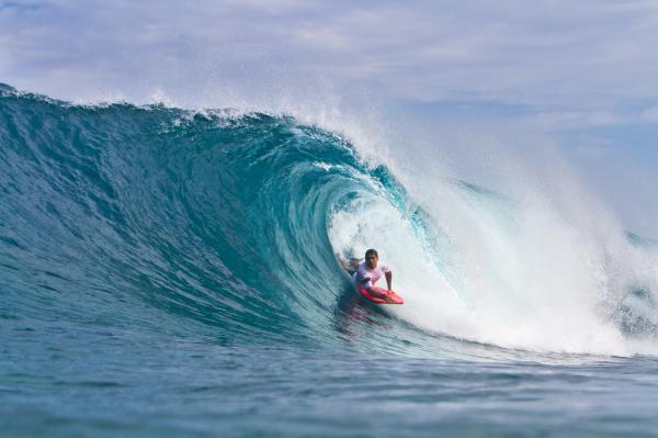 Chris Kalima, tube/barrel at Backdoor