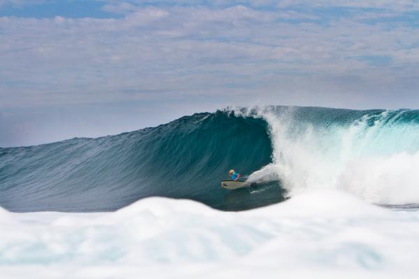 Timmy Hamilton, bottom turn at Backdoor