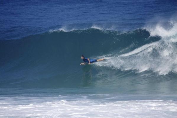 Mark McCarthy bodyboarding