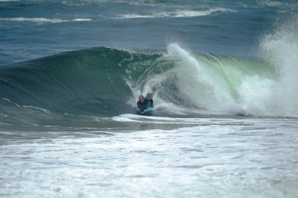 Len Bradford at Koeel Bay (Caves)