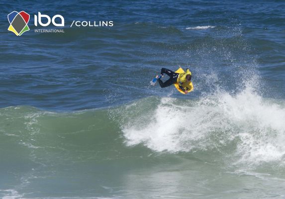 Adam Morley, forward 360 air at Praia Grande, Sintra