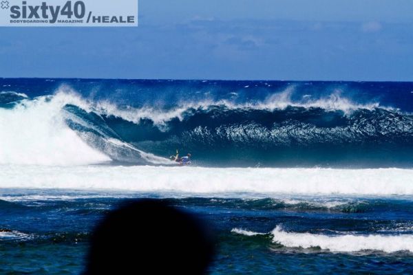 Jake Stone, bottom turn at Les Arches