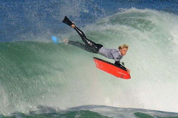 Andre Botha at Koeel Bay (Caves)