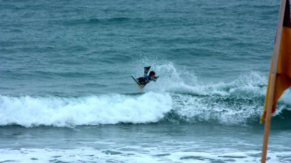 Eugene Prenzler, reverse 360 air at Alkantstrand