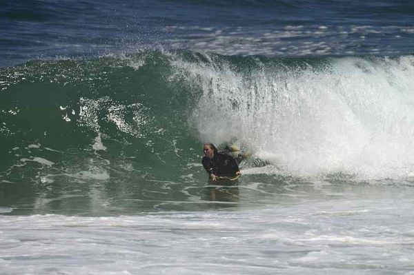 Rose Lombard, bottom turn at Koeel Bay (Caves)