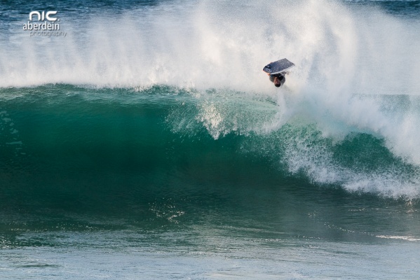 Bruce Donkin, invert at Cave Rock