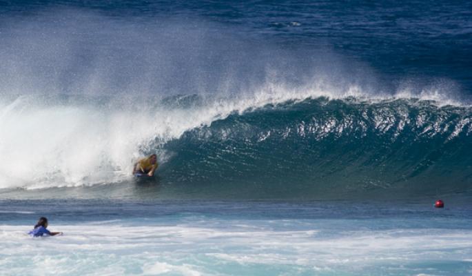 Donovan Bassett at Pipeline