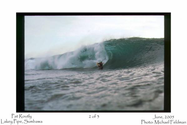 Pat Routly at Lakey Pipe