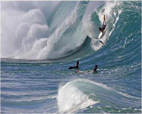 Jonathan Oliff at Waimea Shorebreak