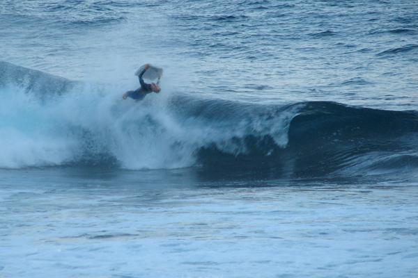 Byron Loubser at Volcanoe Island