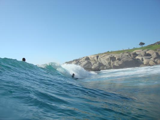 Max Kibble at Glen Beach