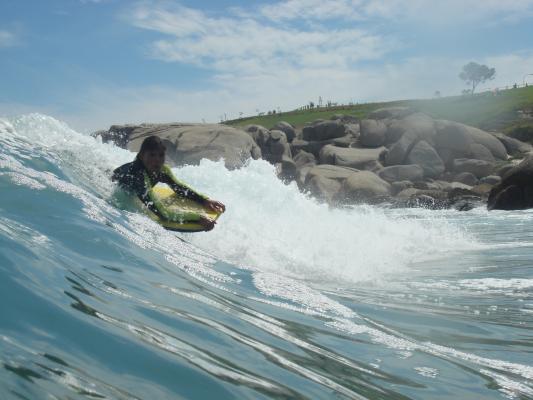 Roche de villiers at Glen Beach