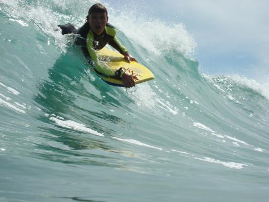 Roche de villiers at Glen Beach