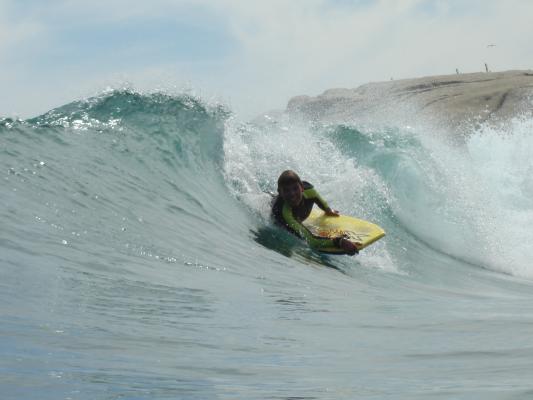 Roche de villiers at Glen Beach