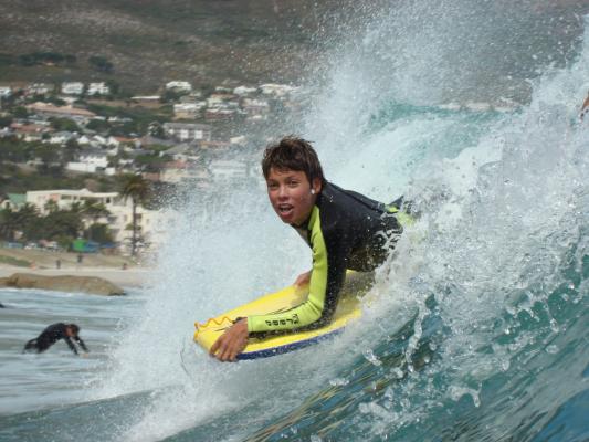 Roche de villiers at Glen Beach