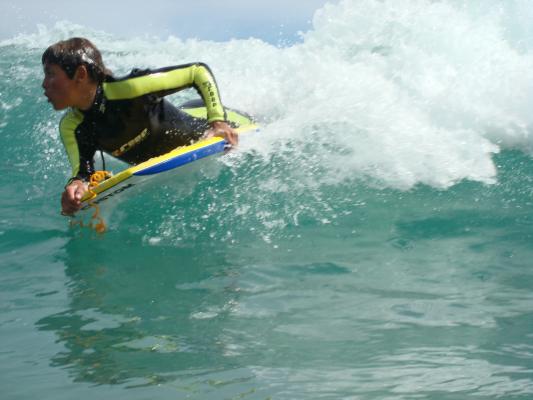 Roche de villiers at Glen Beach