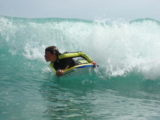 Roche de villiers at Glen Beach