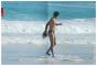 We all know speedos are a no-no but you gotta give this guy cred for surfing for almost an hour in the bone chilling Atlantic with nothing but a hand gun...