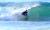 Shamier Croeser :: Samo coming out of a barrel at KalK Bay