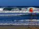 Eastern Beach, late afternoon, Nice SW swell running.