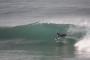Derek Footit :: Derek Footit (Uvongo) sets up for a nice long barrel during last years' event. Waves like these are quite regular for this annual event