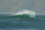 James Moolenschot :: Swells in the foreground make the wave look a bit smaller than it was.