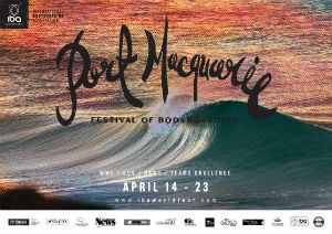 Port Macquarie Festival of Bodboarding poster