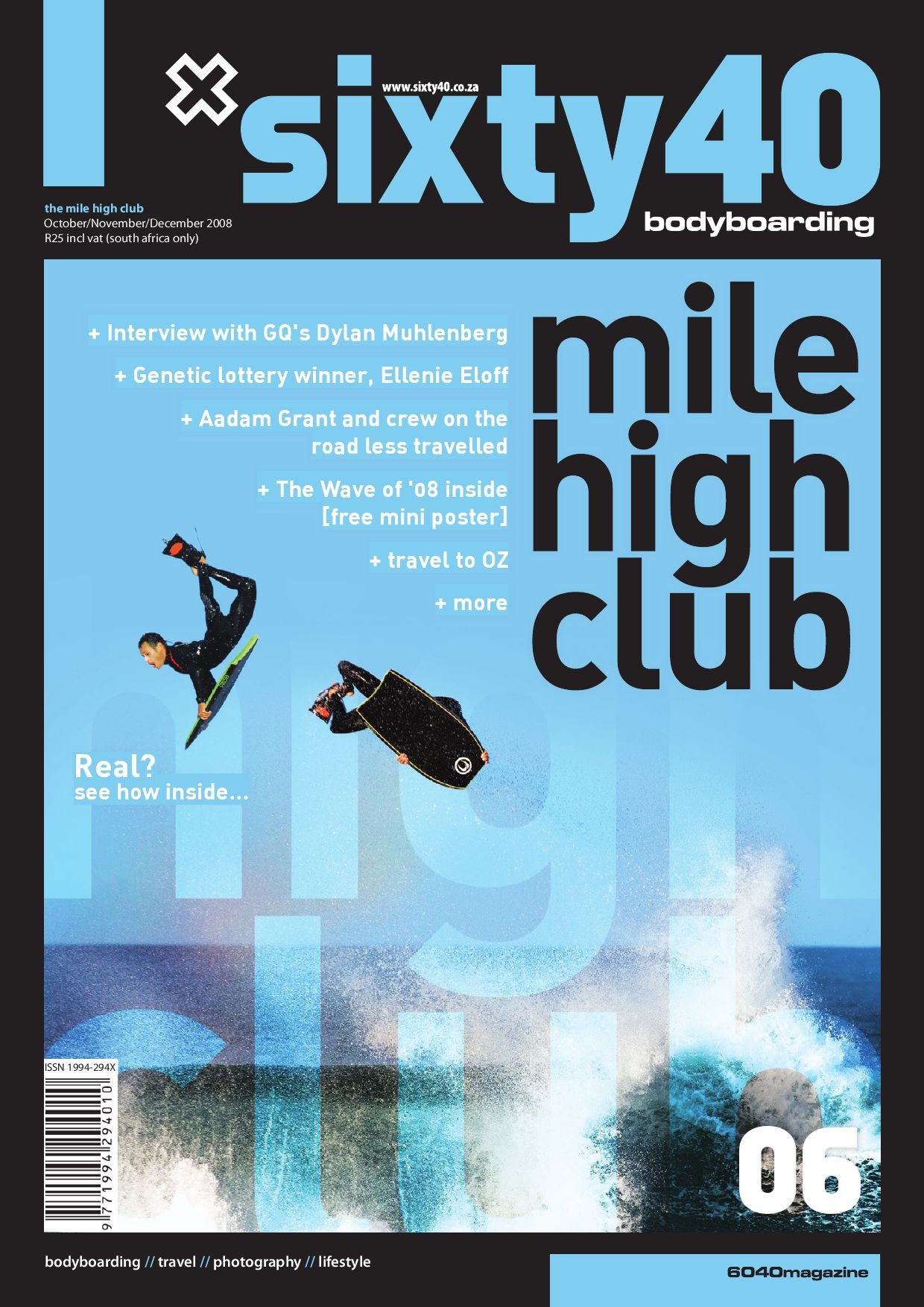 Sixty40 Bodyboarding Magazine - issue #06 - page 1
