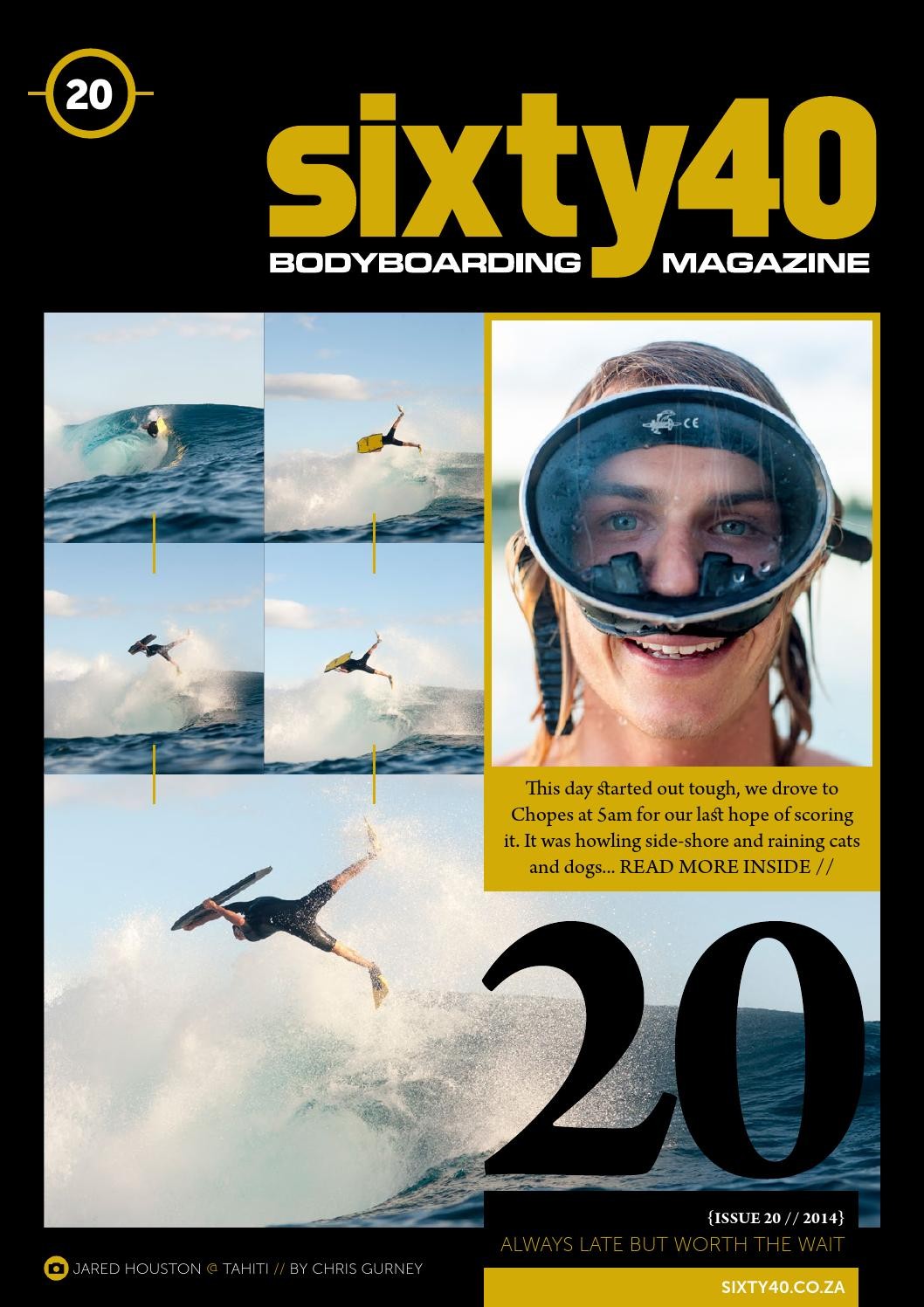 Sixty40 Bodyboarding Magazine - issue #20 - page 1