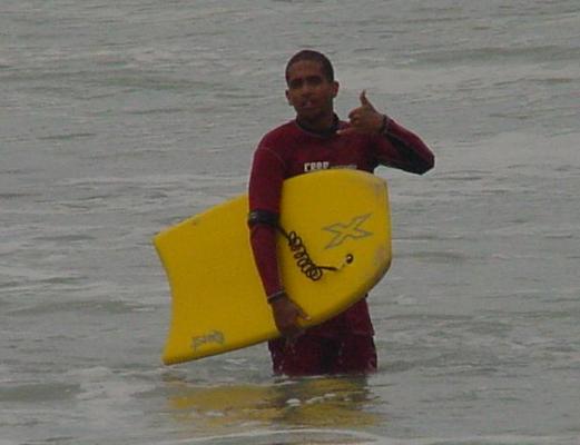 Tauriq Gamildien at Super Tubes