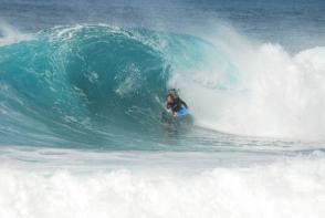 Attie van Heerden :: Back in the water agian, after a shoulder injury kept him on the side lines for a while.